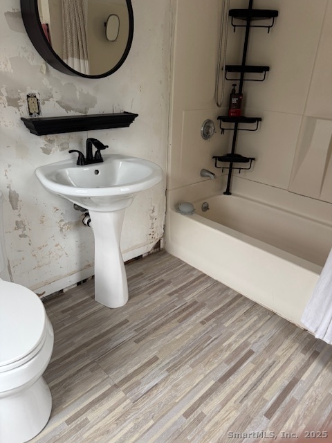 78 Hennequin Road Columbia, CT 06237 - Photo 24 of 27 a bathroom with a sink a toilet and a mirror