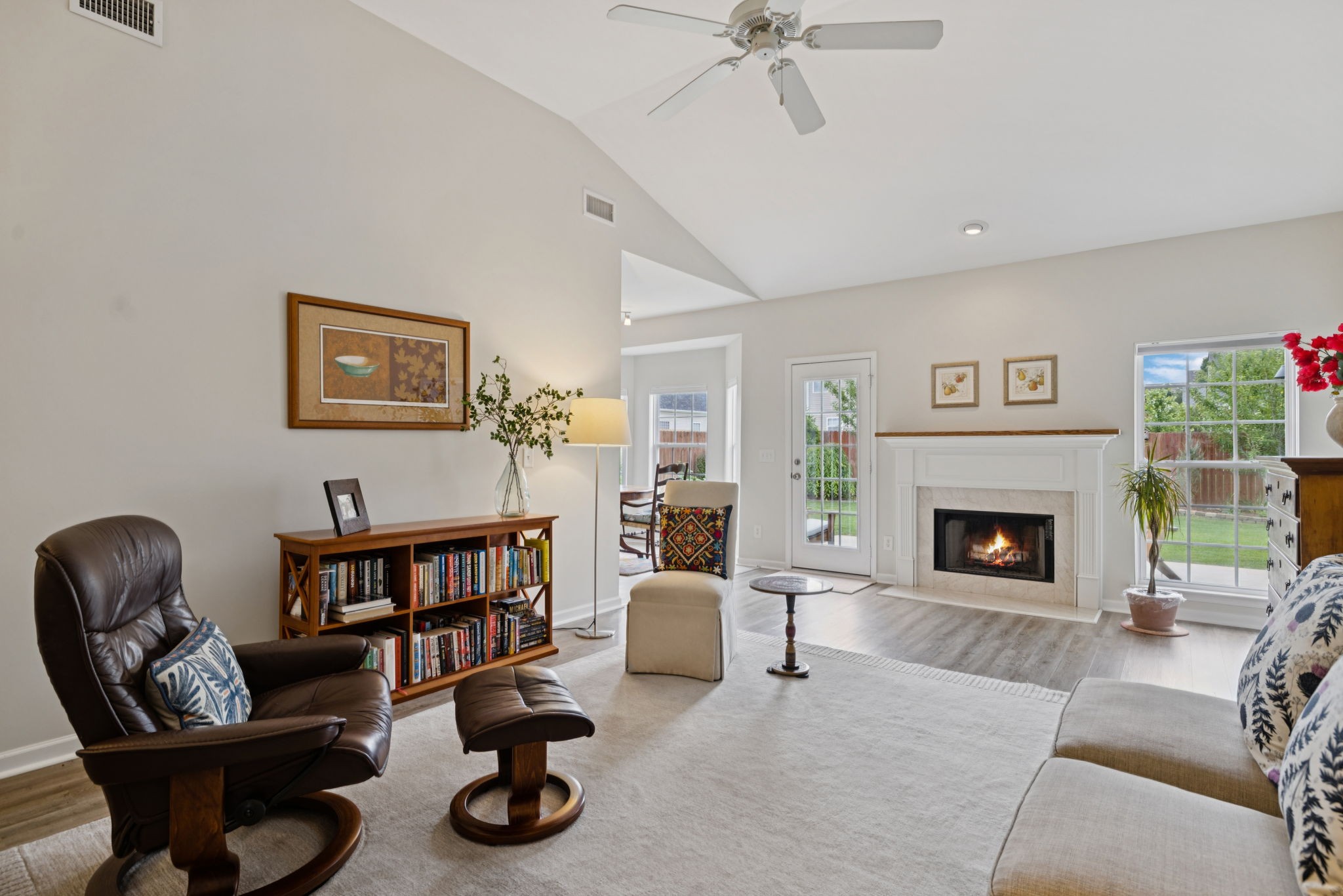 4060 Sequoia Trail Spring Hill, TN 37174 - Photo 6 of 41 a living room with furniture and a fireplace