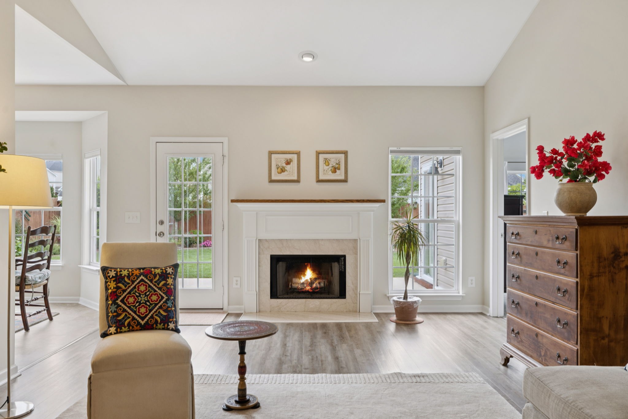 4060 Sequoia Trail Spring Hill, TN 37174 - Photo 7 of 41 a living room with furniture and a fireplace