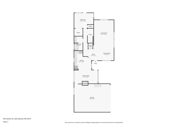 $385,000 | 812 Center Street, Lake Geneva, WI 53147