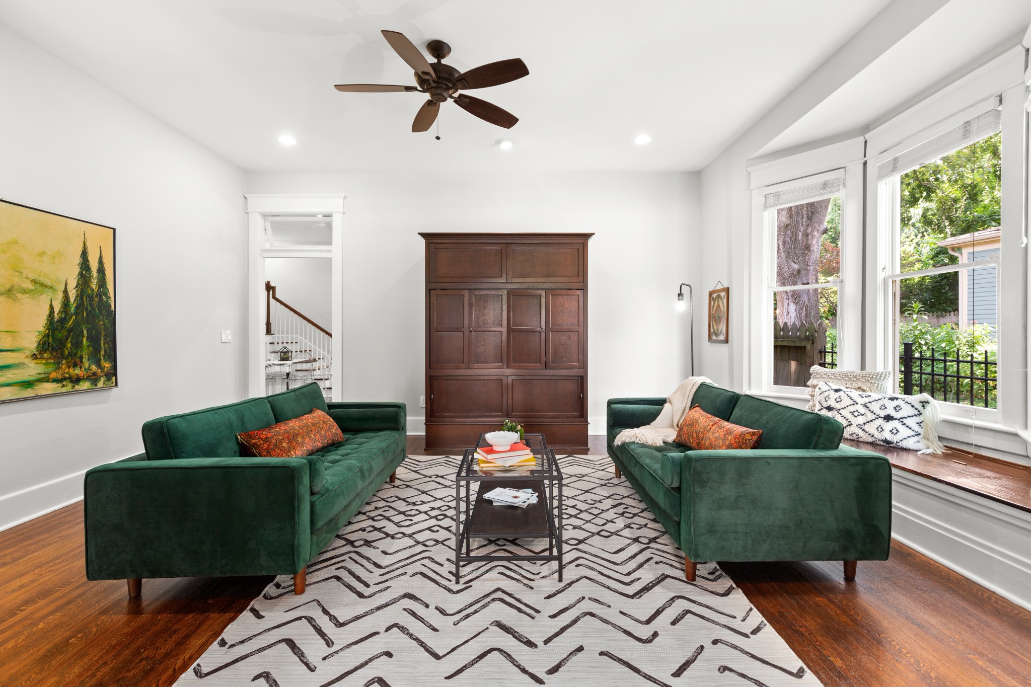 912 South Douglas Avenue Nashville, TN 37204 - Photo 10 of 34 a living room with furniture and a potted plant