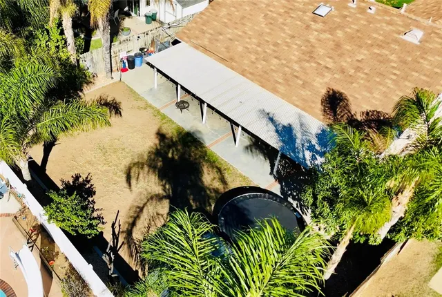 a view of swimming pool from a balcony