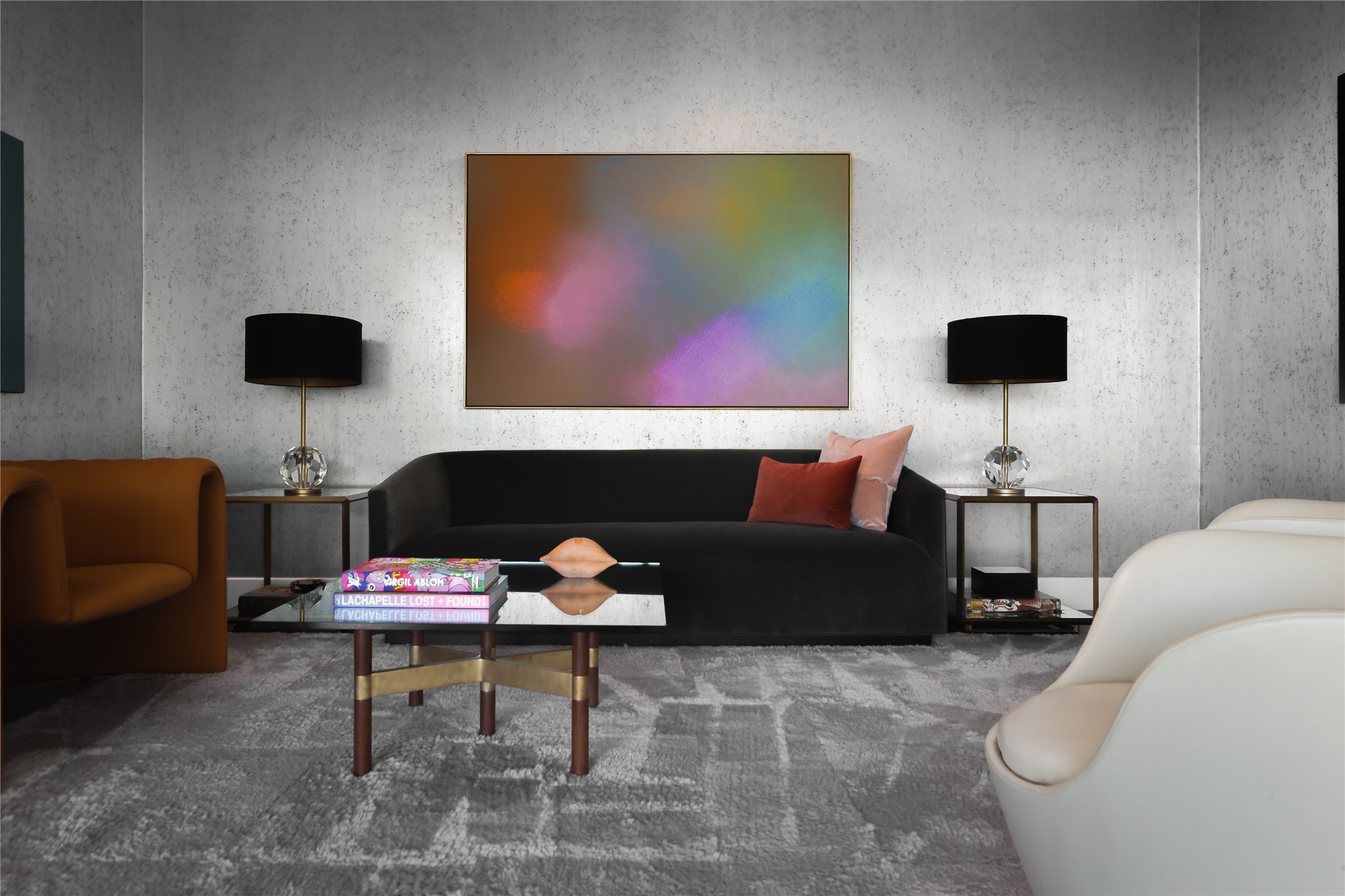 12900 Hacienda Ridge Austin, TX 78738 - Photo 17 of 40 a living room with furniture and a fireplace