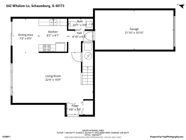$2,100 | 642 Whalom Lane, Unit 12A, Schaumburg, IL 60173