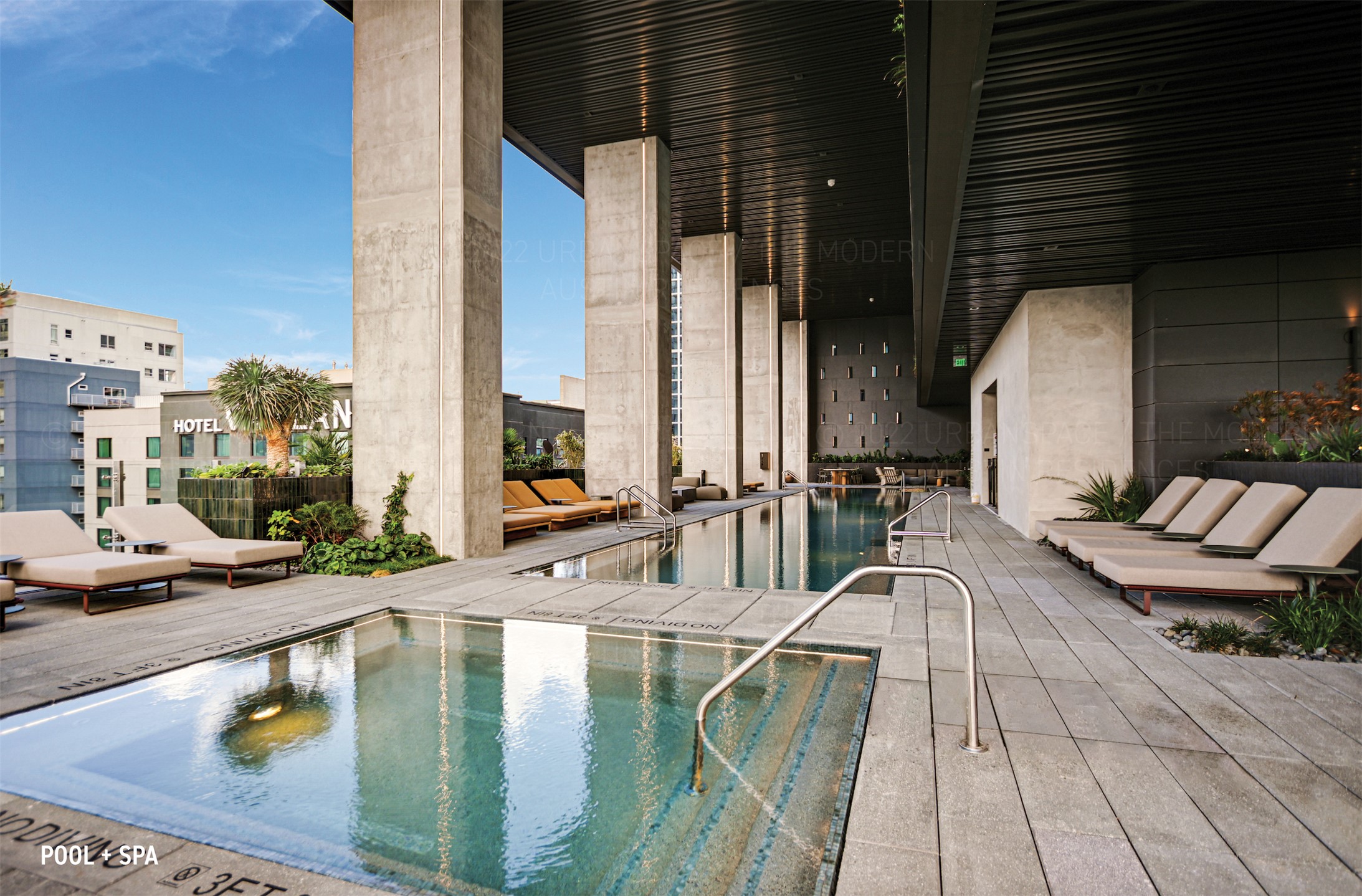 610 Davis Street, Unit 4007 Austin, TX 78701 - Photo 22 of 29 Community pool with a patio