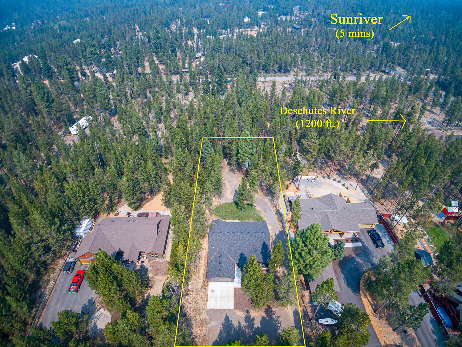 17160 Elsinore Road Bend, OR 97707 - Photo 37 of 47 an aerial view of a house