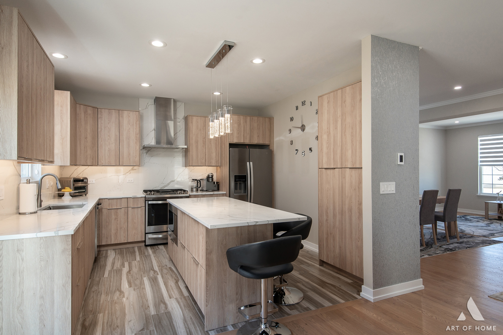 1007 Biltmore Drive Elgin, IL 60120 - Photo 11 of 43 a kitchen with stainless steel appliances granite countertop a refrigerator sink and stove