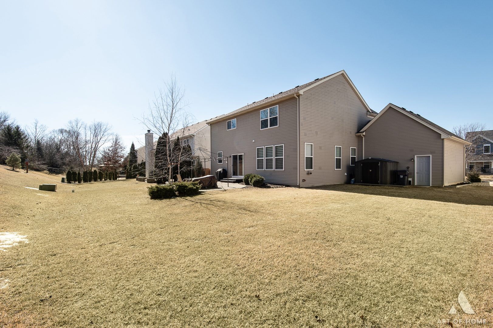 1007 Biltmore Drive Elgin, IL 60120 - Photo 42 of 43 a view of the house with a yard covered in snow