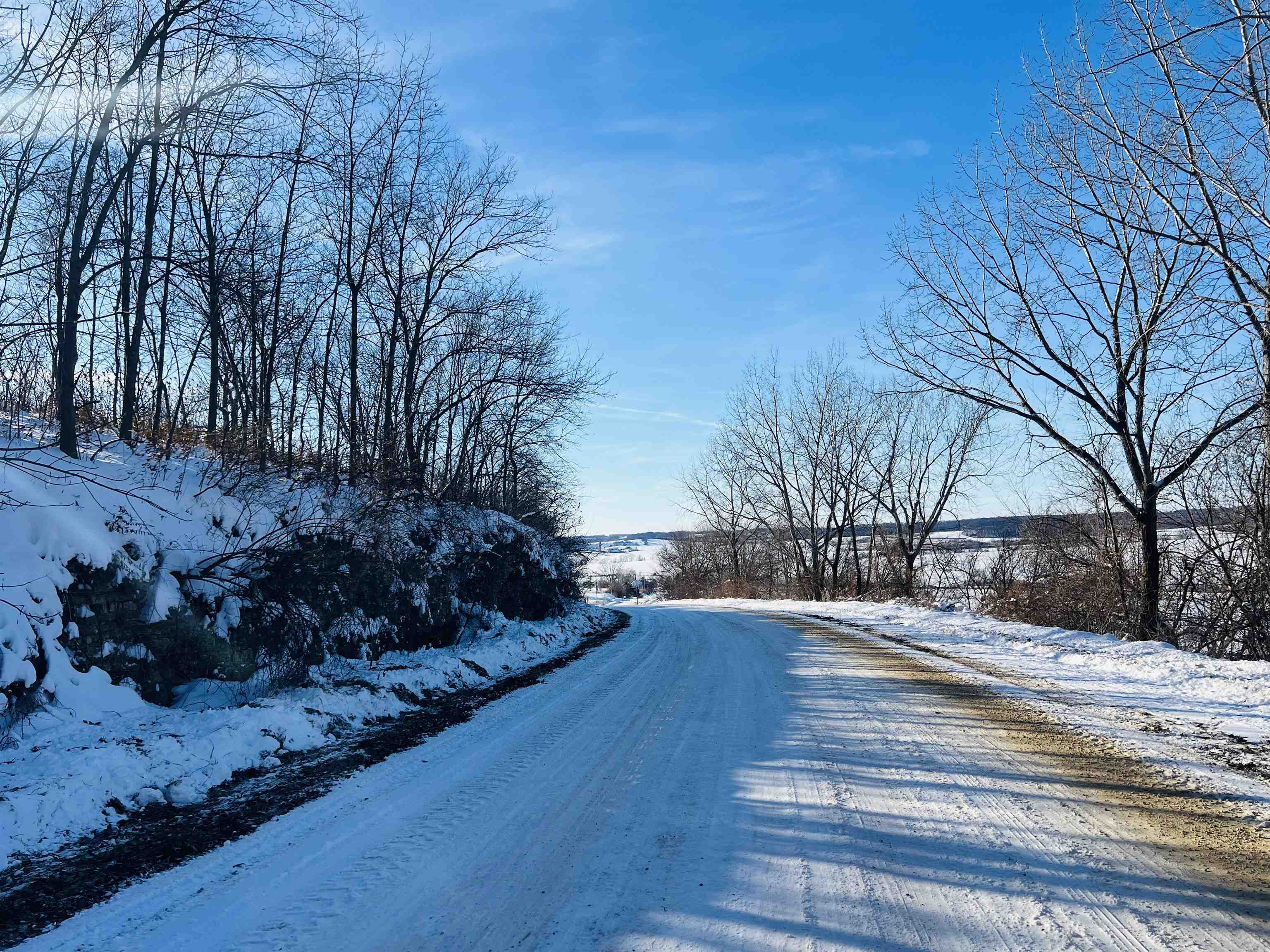 Tbd Hairpin Road Stockton, IL 61085 - Photo 20 of 22 a view of road with covered with snow