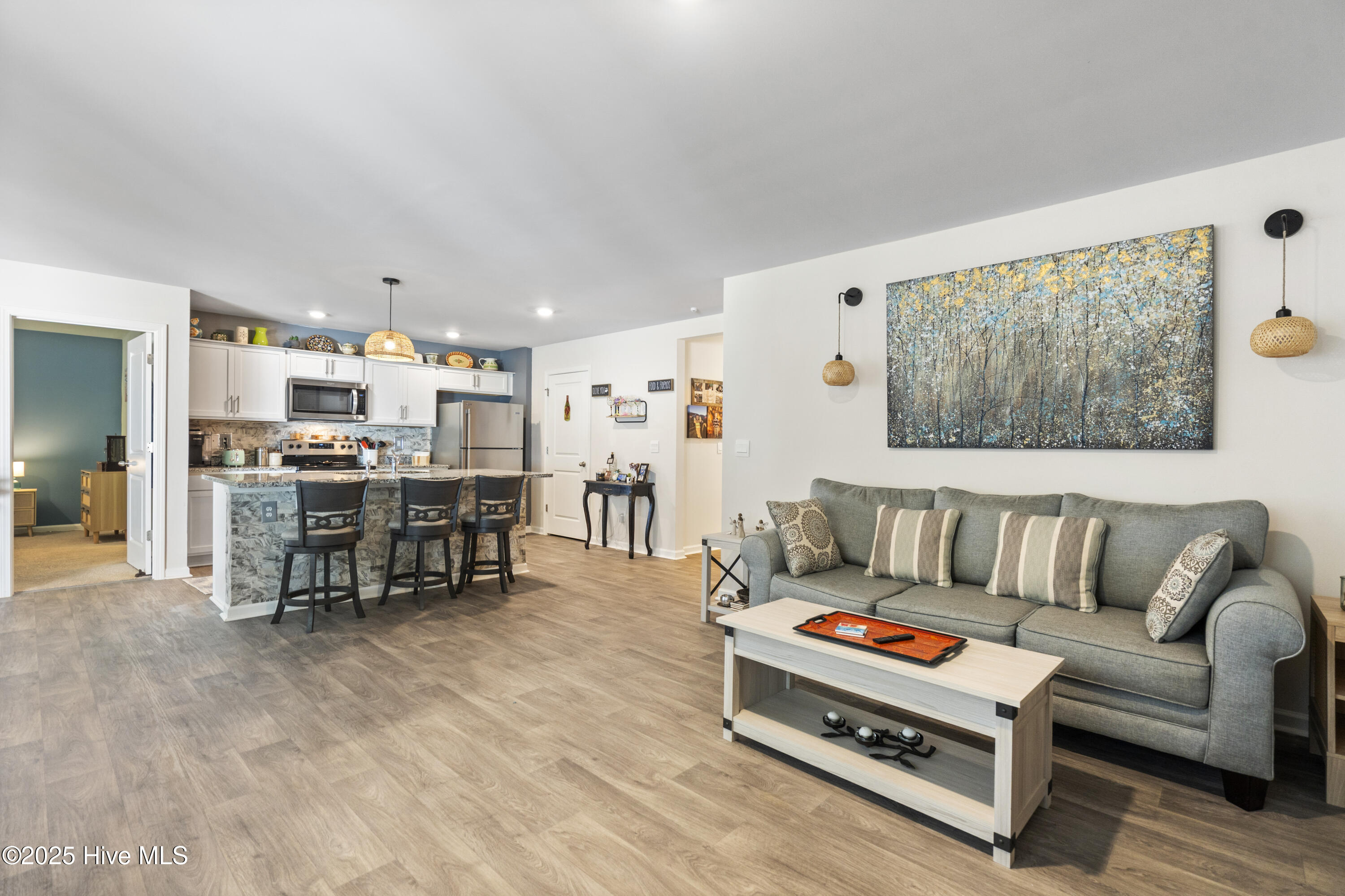 403 Stratton Place Washington, NC 27889 - Photo 11 of 23 403 Stratton Pl. Living Area into Kitche