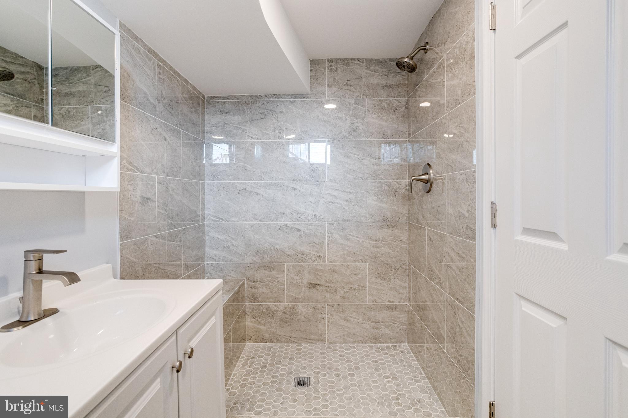 8913 Maplebrook Road Randallstown, MD 21133 - Photo 57 of 67 Lower Level Full Bath with Tile Surround