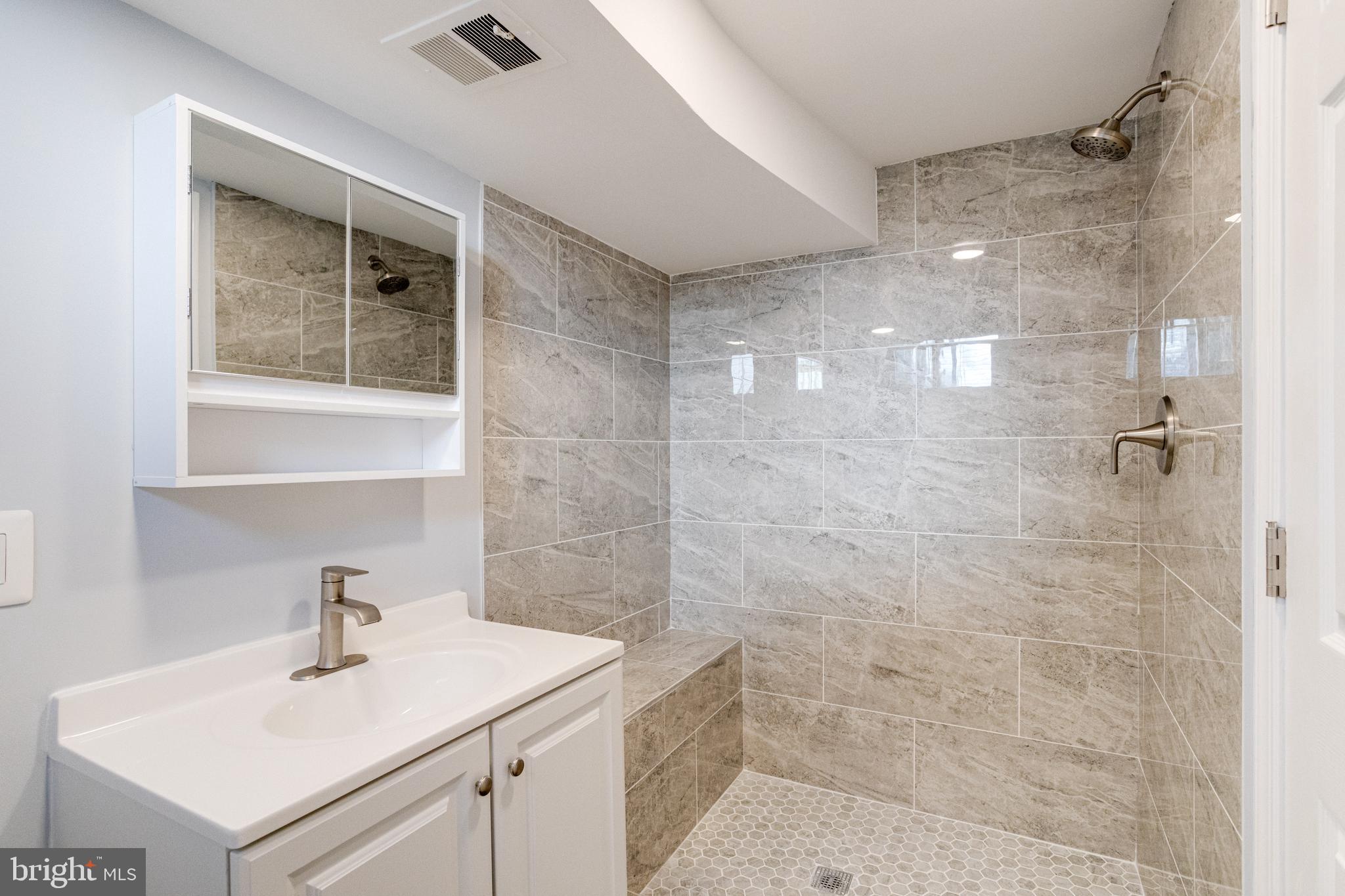 8913 Maplebrook Road Randallstown, MD 21133 - Photo 58 of 67 Lower Level Full Bath with Tile Surround
