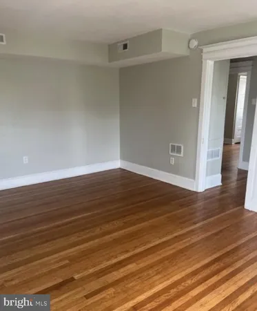 wooden floor in a room