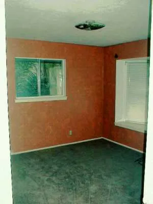 a view of small space with a window