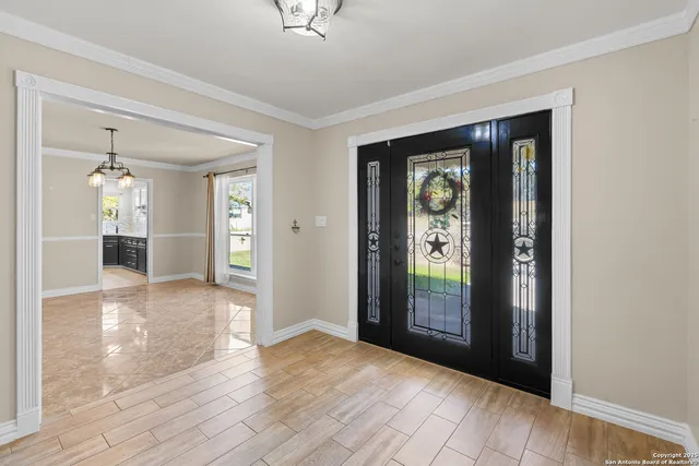 wooden floor in an empty room