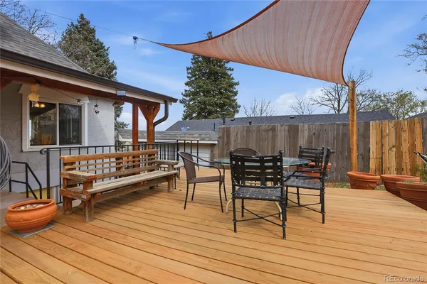 a aerial view of a house with a yard