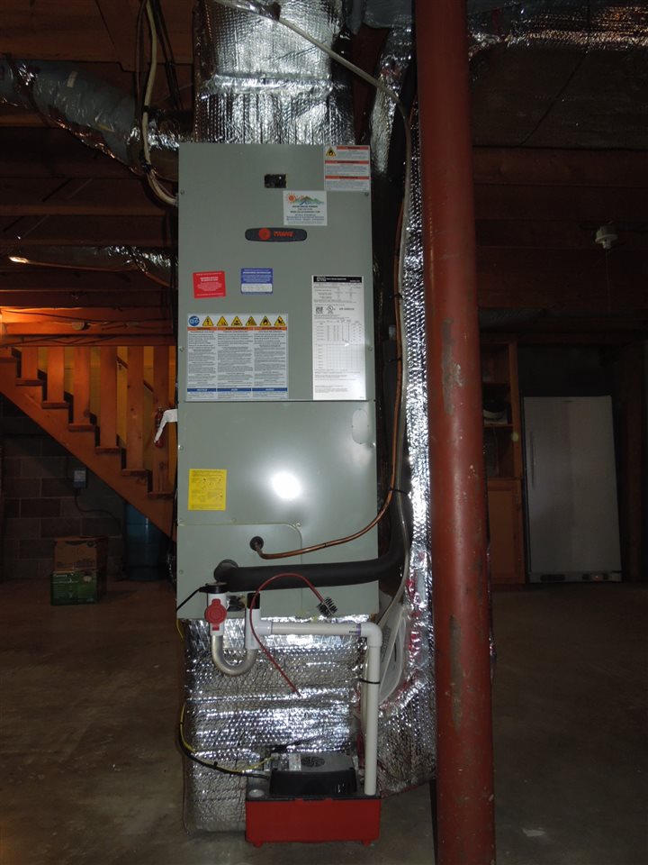 704 Union Church Road Churchville, VA 24421 - Photo 19 of 28 a room with water heater and wooden floor