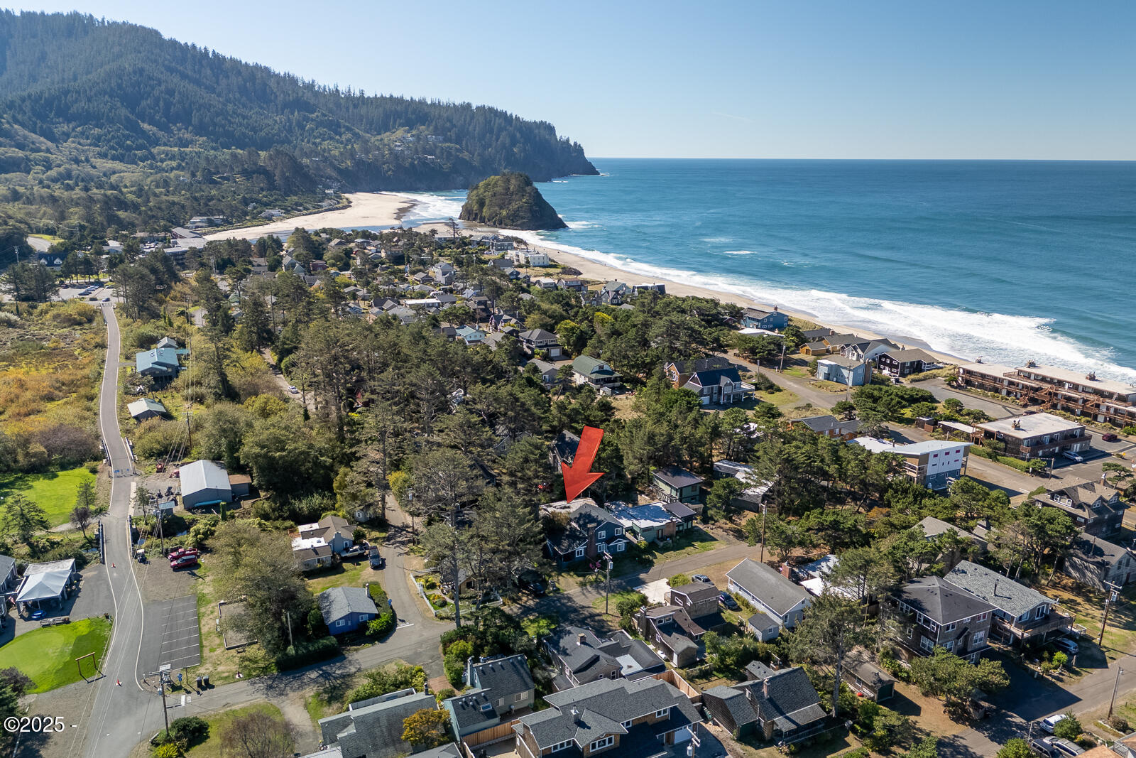 48250 Hawk Street Neskowin, OR 97149 - Photo 18 of 21 Drone to the South