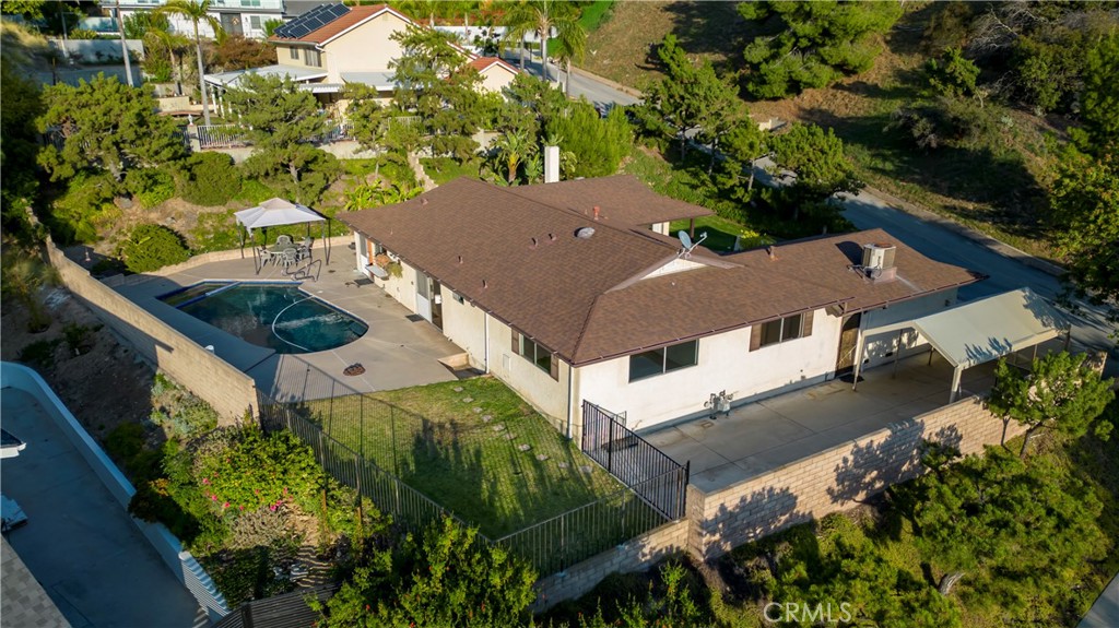 9869 Lanark Street Sun Valley, CA 91352 - Photo 18 of 22 an aerial view of a house with a yard