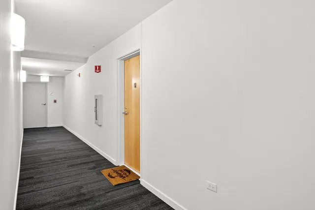 a view of livingroom with wooden floor