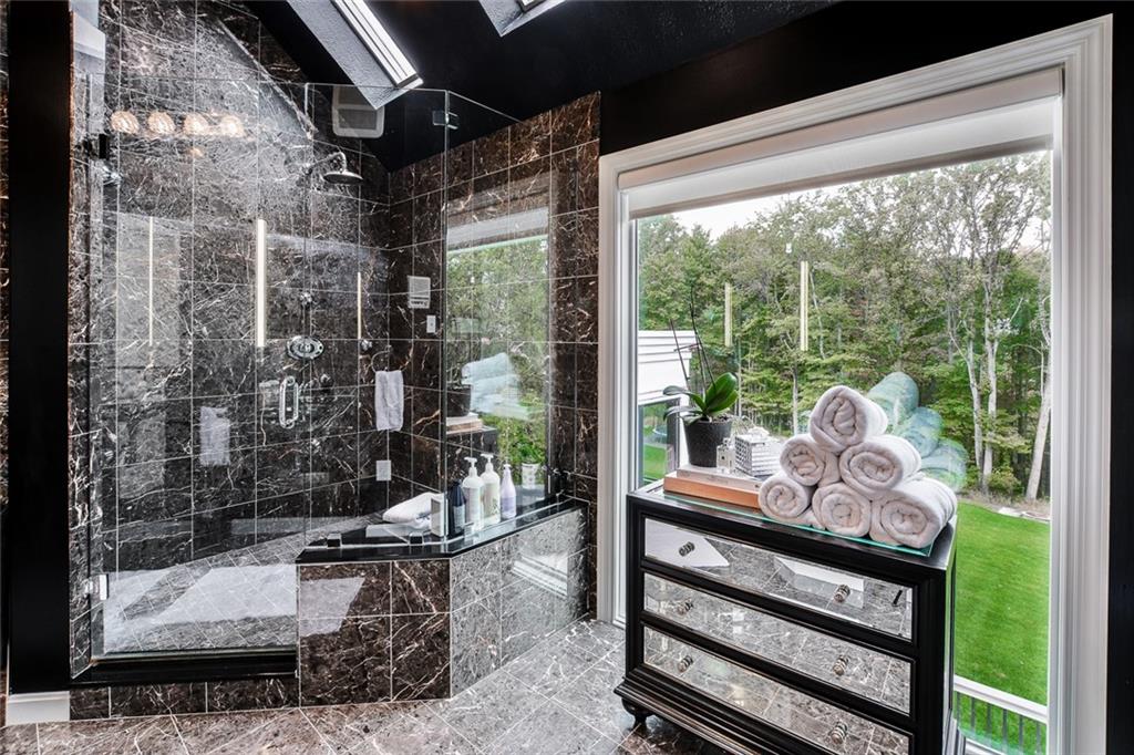 450 McKinney Road Wexford, PA 15090 - Photo 18 of 25 Chic master bath has fabulous walk in shower, sky lights and another beautiful view!