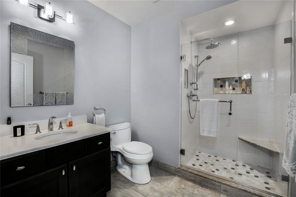 450 McKinney Road Wexford, PA 15090 - Photo 24 of 25 Full bathroom in the game room is perfect for the 5th bedroom!