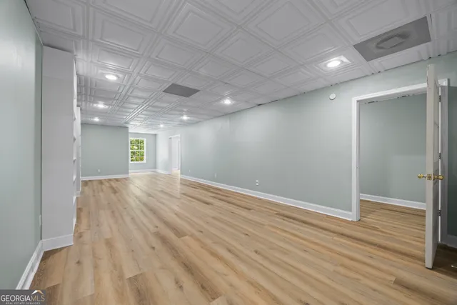 a view of a storage & utility room