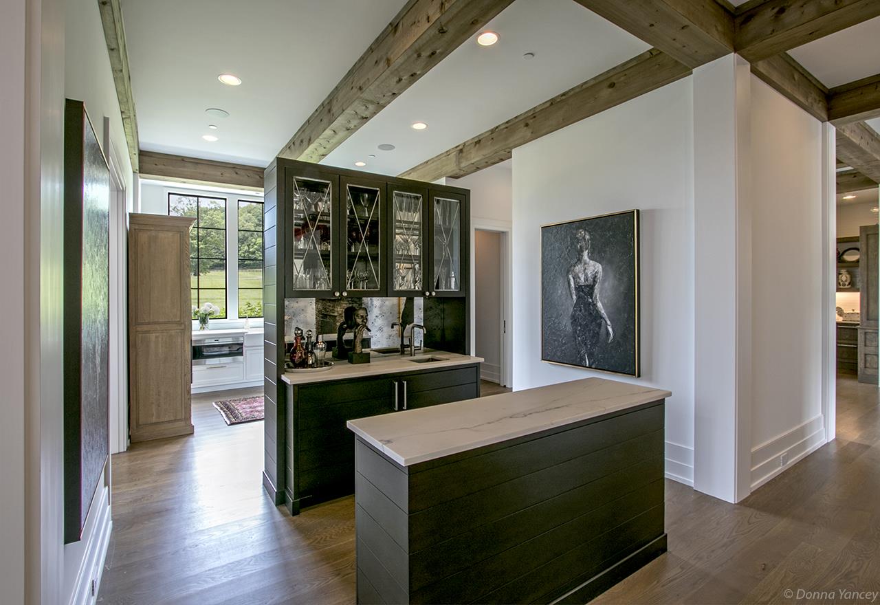 5747 Garrison Road Franklin, TN 37064 - Photo 11 of 30 a view of kitchen with refrigerator and wooden floor