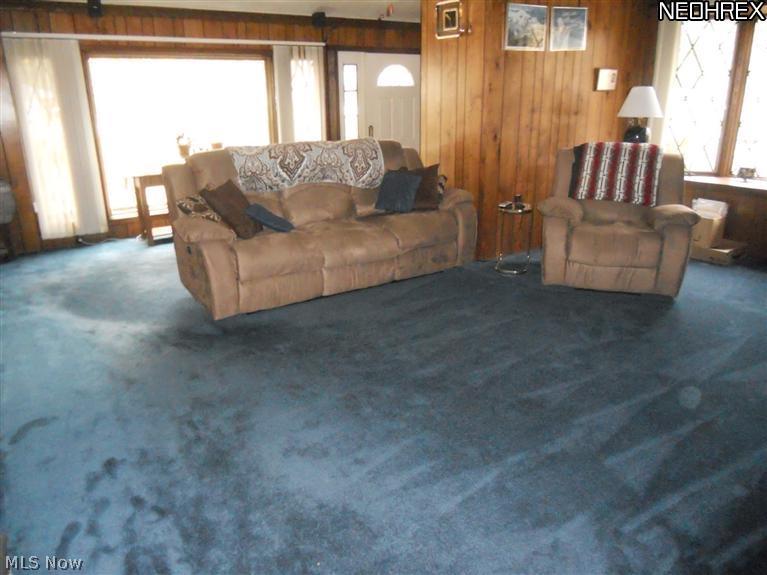 5319 Brainard Road Solon, OH 44139 - Photo 5 of 17 Huge Family Room with Beamed Ceiling, Gas Fireplace, Bay Window and Door Leading to Covered Patio/Breezeway