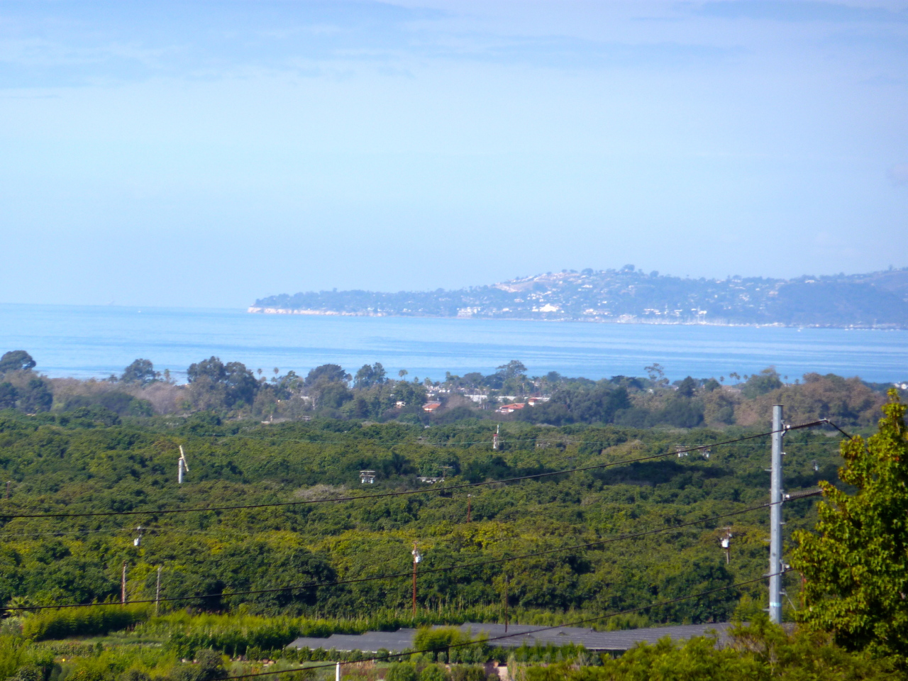 6915 Shepard Mesa Road Carpinteria, CA 93013 - Photo 10 of 10 Ocean Views. Picture taken with a zoom.