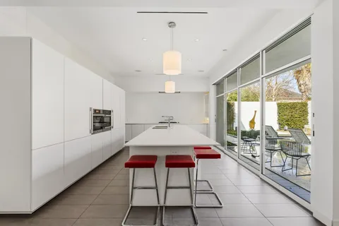 a very nice looking room with a large window