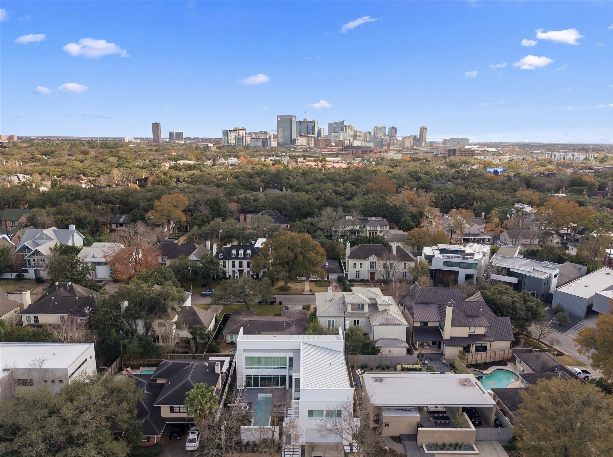 1509 Banks Street Houston, TX 77006 - Photo 40 of 40 an aerial view of a city