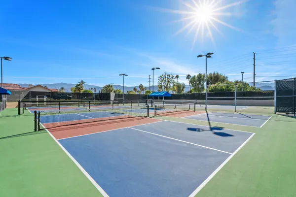 a view of a tennis court