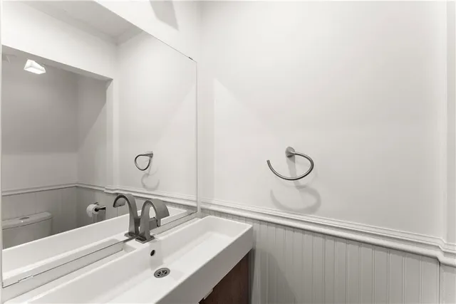 a view of living room with furniture and fireplace