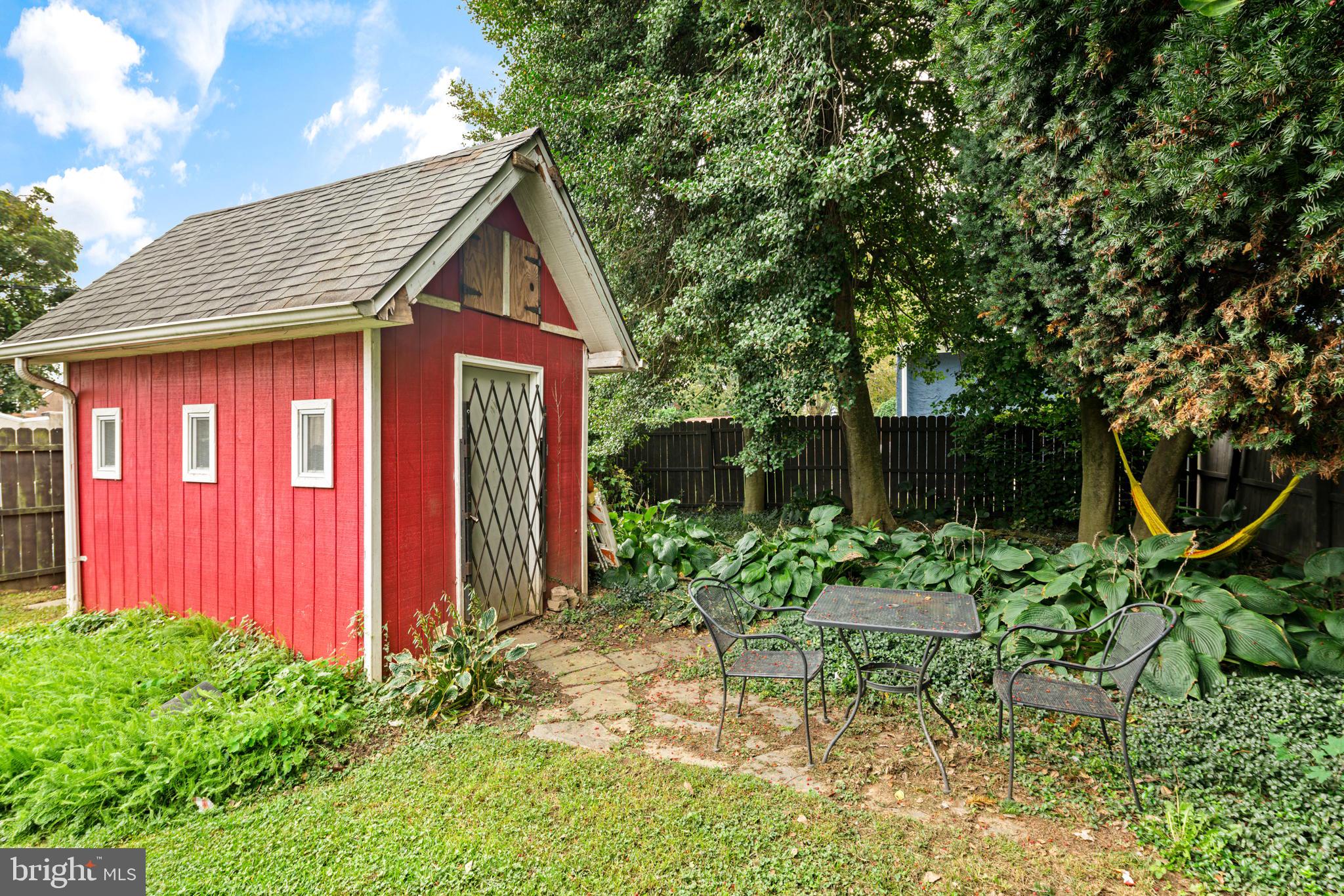 6524 Ridge Avenue Philadelphia, PA 19128 - Photo 27 of 34 backyard shed