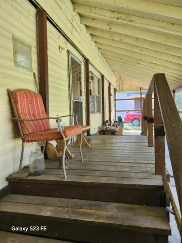 a view of dining room with furniture