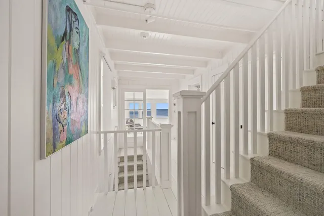 a view of an entryway with staircase