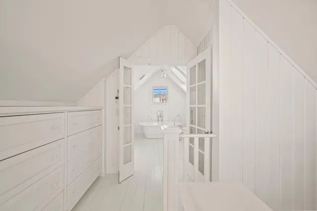 close view of an empty room