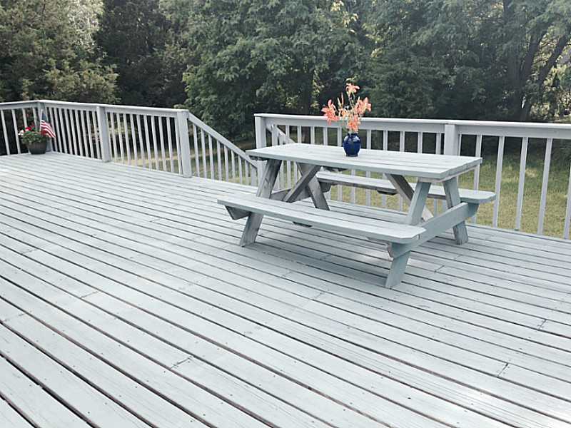 27 Norman Road Jamestown, RI 02835 - Photo 5 of 25 Patio/Deck. Deck is very large & L-shaped.