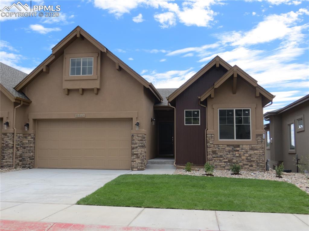 Queens Canyon-Colorado Elevation-Paired Patio Home-Finished Basement with 9' Ceilings-Full Landscaping-Energy Rated-Desirable Villas at Mountain Shadows Community!