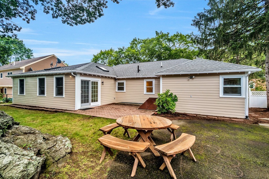 43 Kendall Road Newton, MA 02459 - Photo 21 of 22 a view of a house with backyard and sitting area