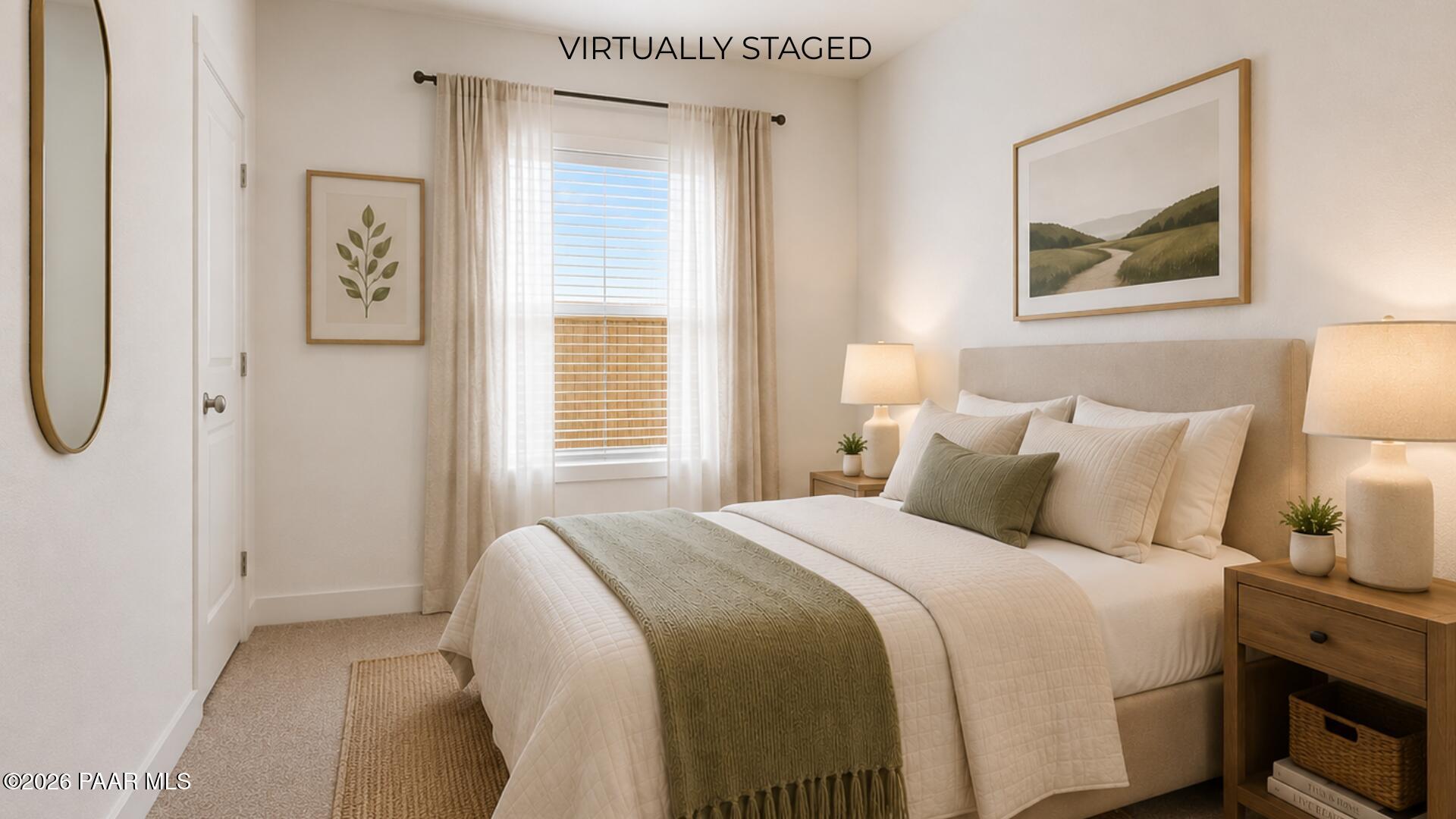 65 Hawaii Road Paulden, AZ 86334 - Photo 18 of 29 a bedroom with a bed and a window