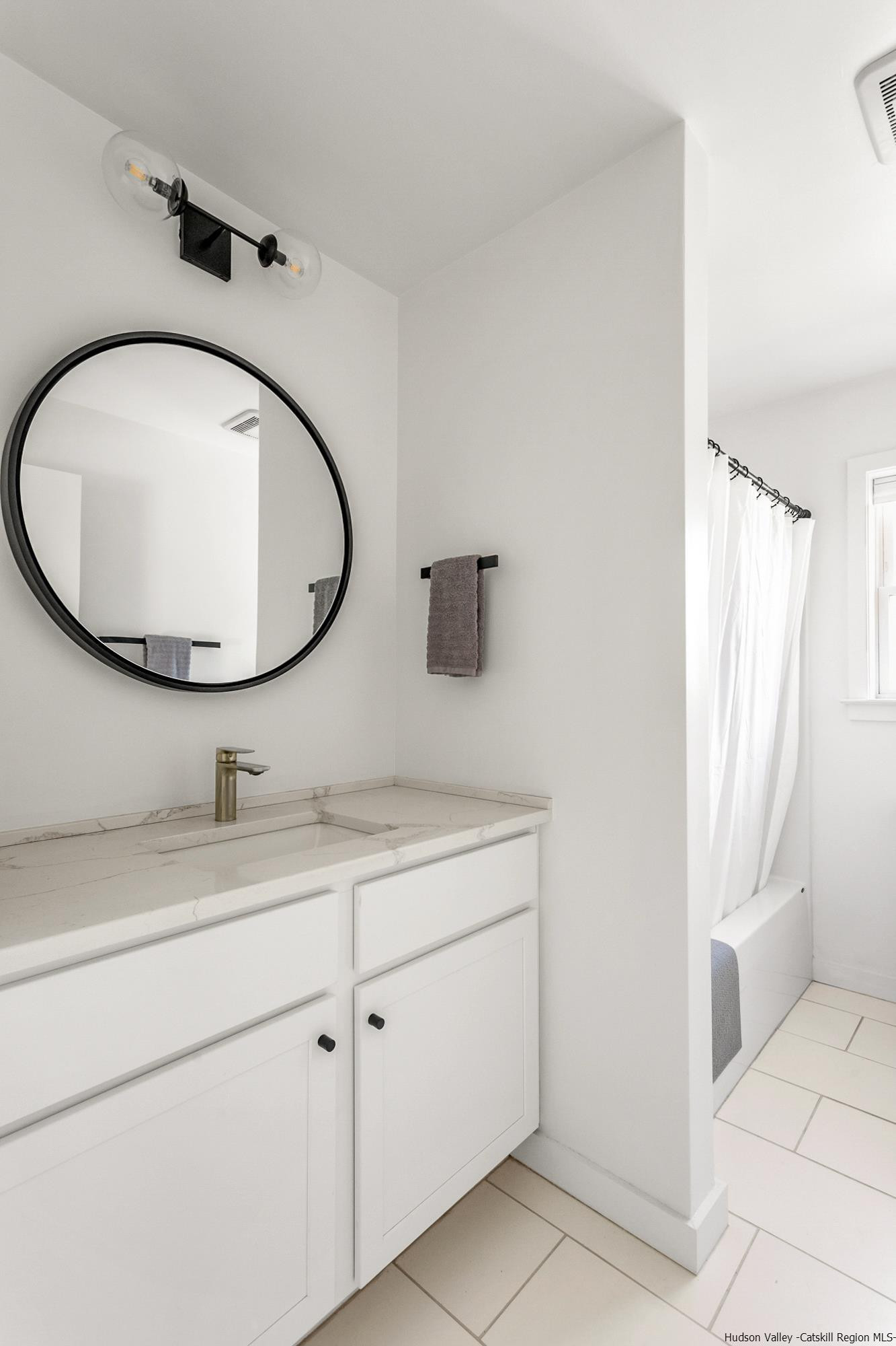 17 Freeman Avery Road Olivebridge, NY 12461 - Photo 24 of 32 a bathroom with a sink and a mirror