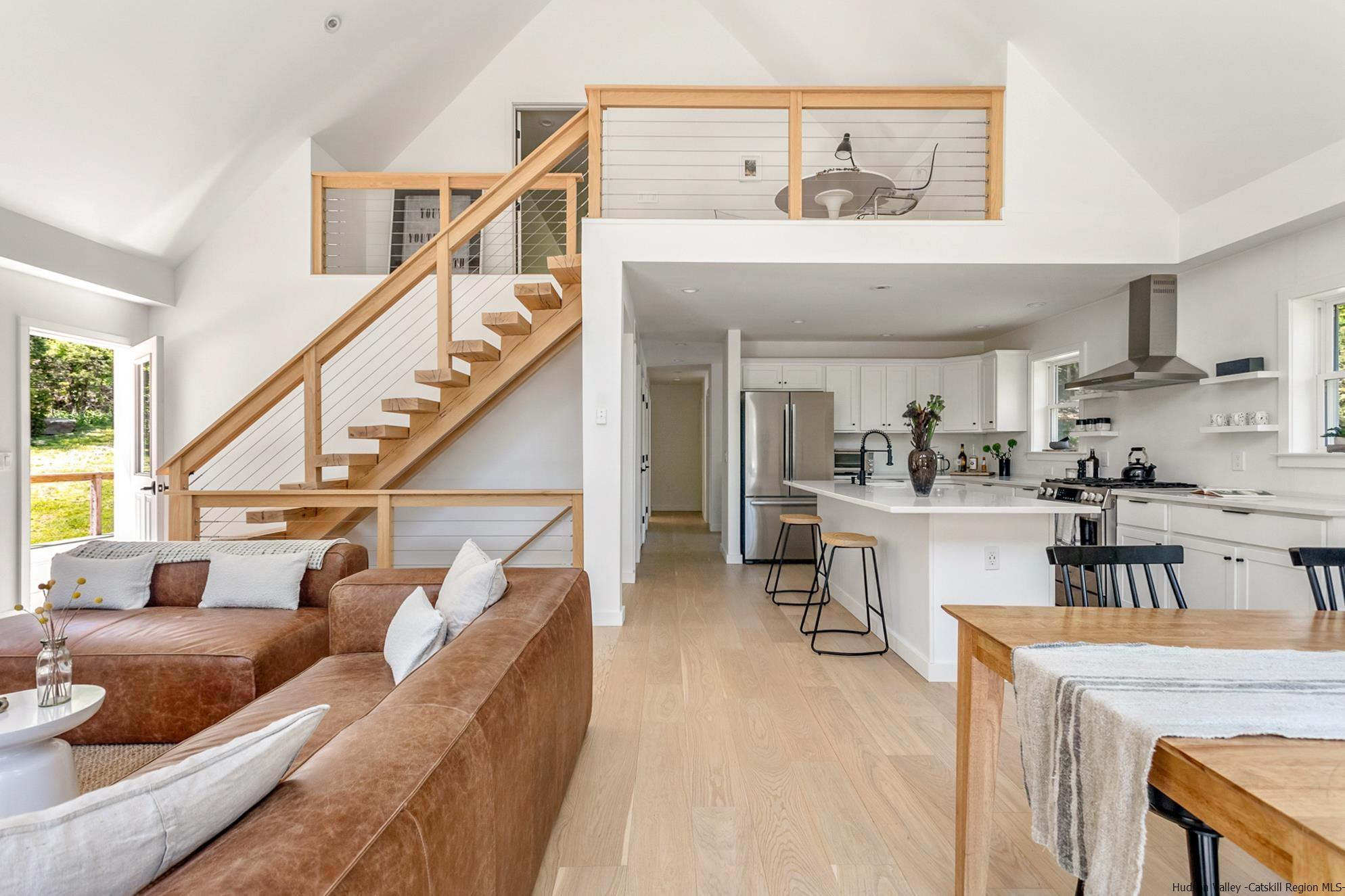 17 Freeman Avery Road Olivebridge, NY 12461 - Photo 3 of 32 a living room with furniture and kitchen view