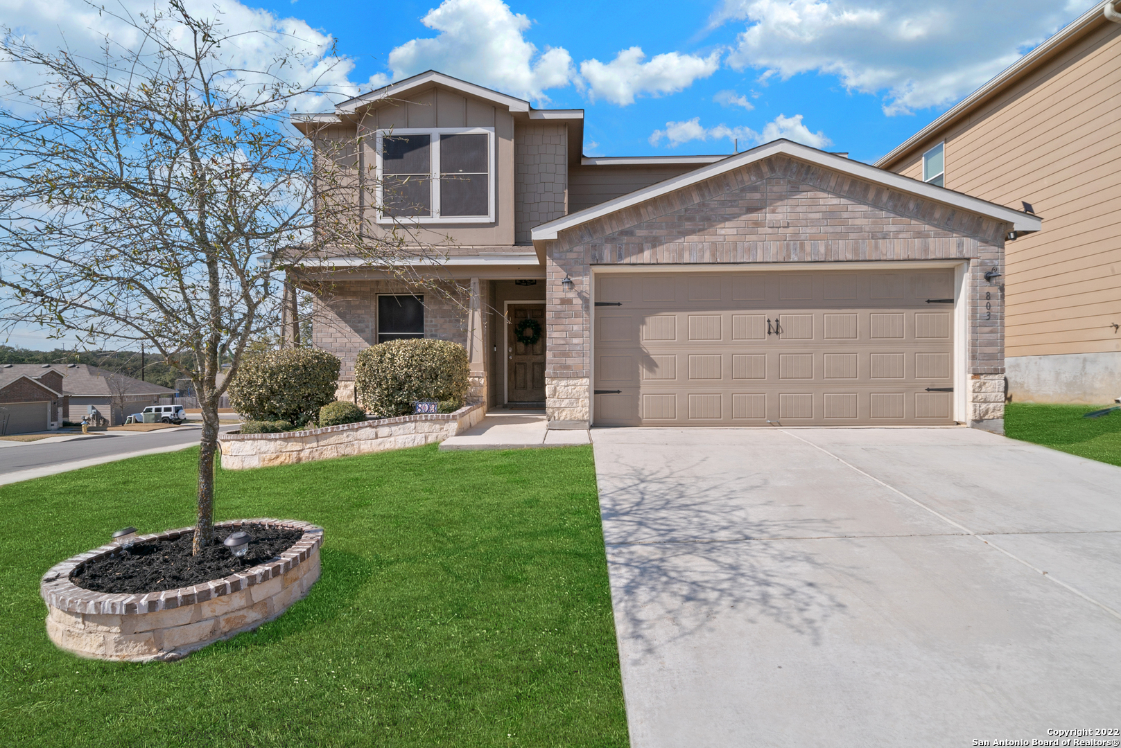 803 Roping Horse San Antonio, TX 78260 - Photo 1 of 1 a front view of a house with a yard