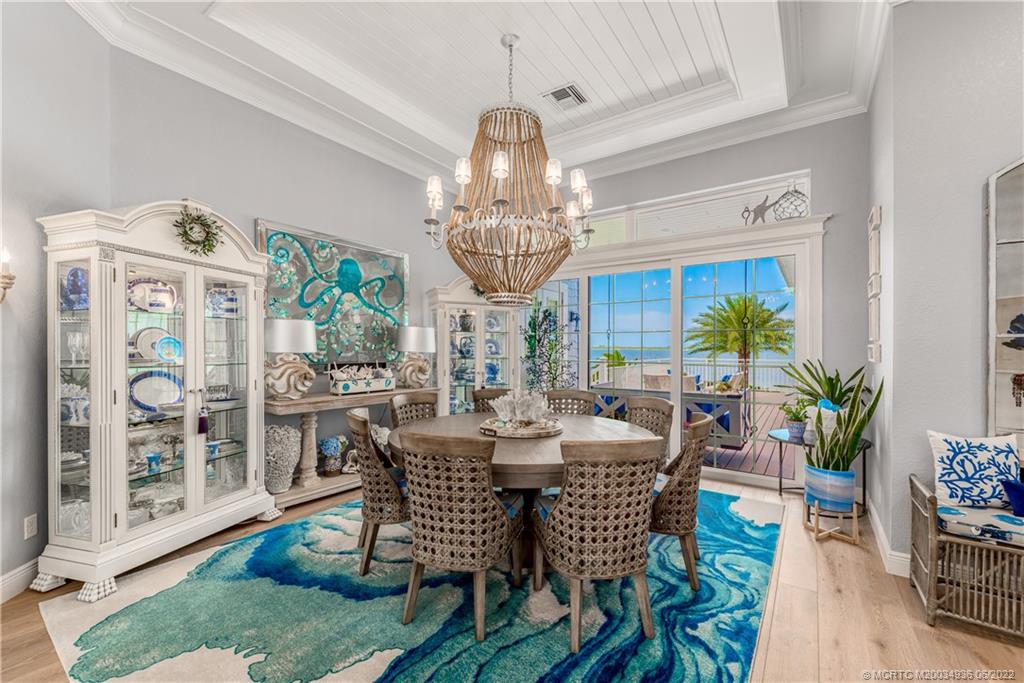 82 North Sewalls Point Road Sewall's Point, FL 34996 - Photo 22 of 84 Formal dining with spectacular views