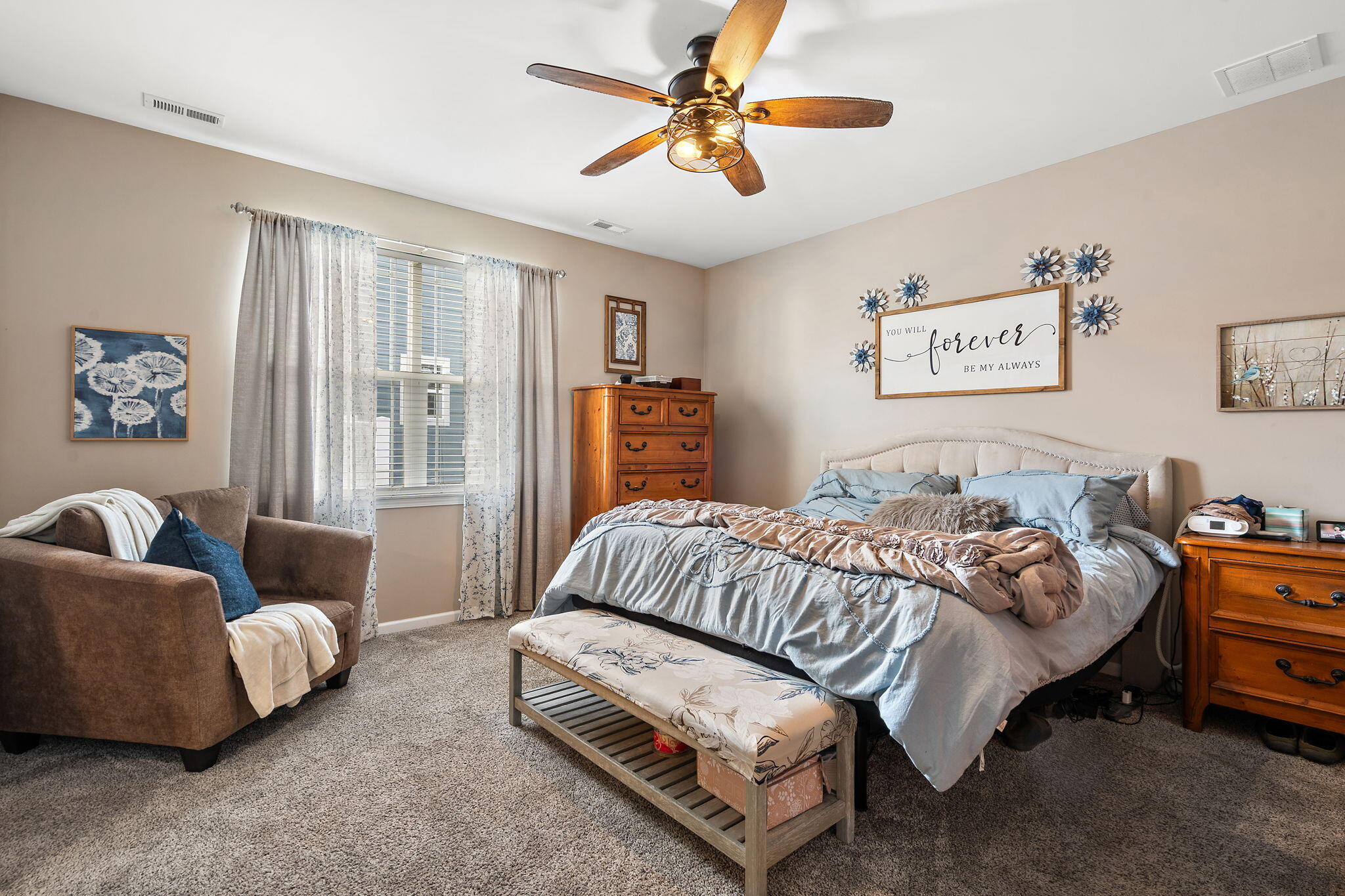 1171 Weaver Way Chesterton, IN 46304 - Photo 13 of 25 a bedroom with a bed and a couch