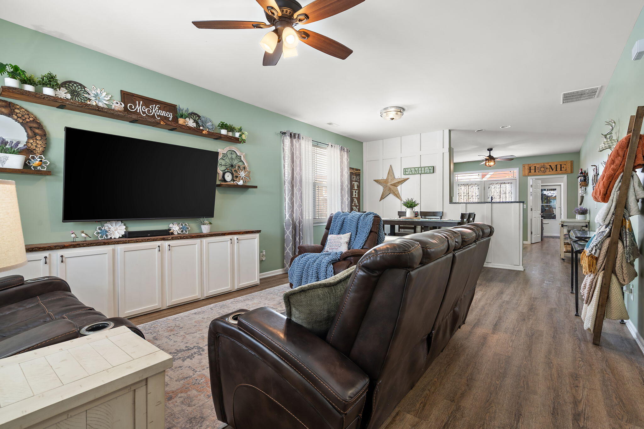 1171 Weaver Way Chesterton, IN 46304 - Photo 5 of 25 a living room with furniture and a flat screen tv