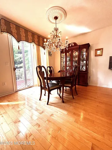 a view of fireplace and wooden floor