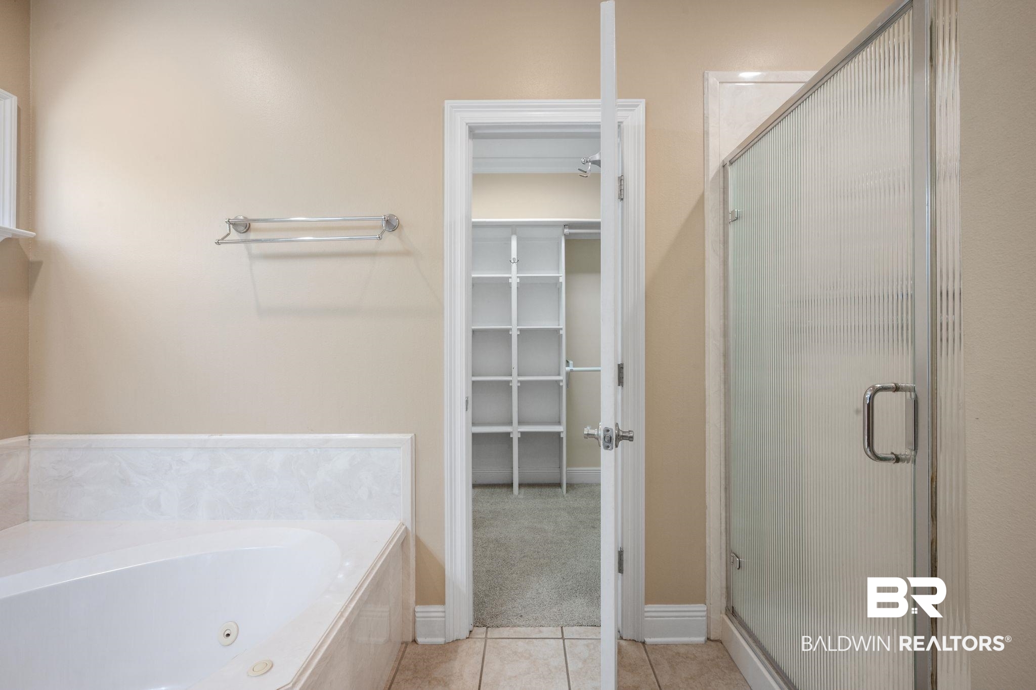 2041 Ridgeline Drive Mobile, AL 36695 - Photo 16 of 43 Bathroom featuring independent shower and bath and tile patterned flooring